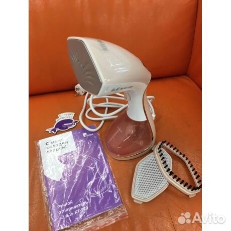 Отпариватель ручной Kitfort 2 в 1 кт-929-1 бело-ко