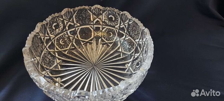 Салатник хрустальный