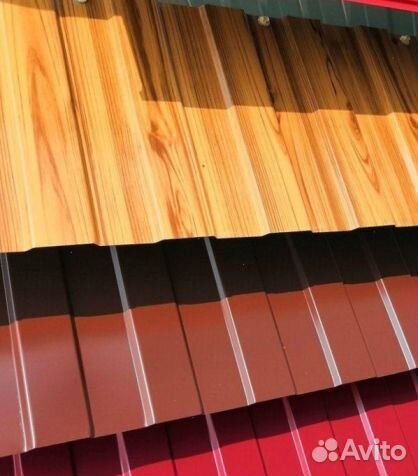 Профнастил С8 окрашеный, м2