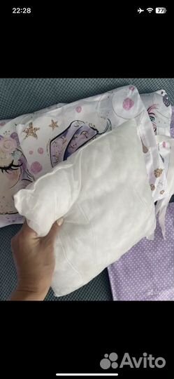 Бортики в детскую кроватку новые