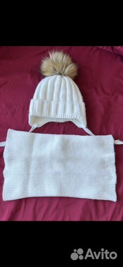 Зимняя шапка и снуд