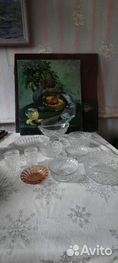 Хрусталь, конфетница, салатник и другое