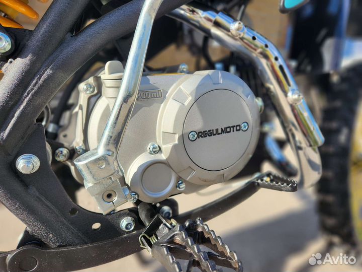 Питбайк Regulmoto seven(чёрно-жёлто-синий)