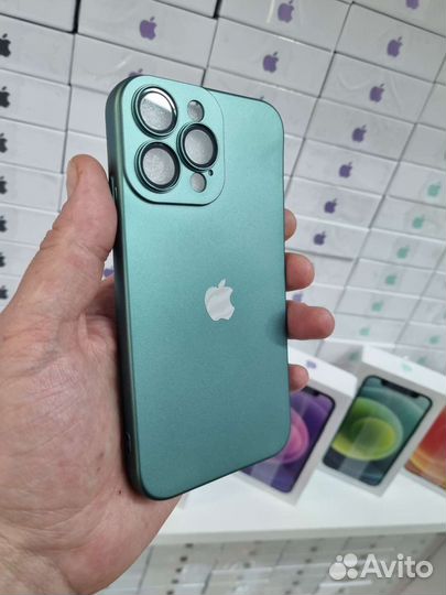 Чехол на iPhone Xr в корпусе 13 pro 14 pro зеленый