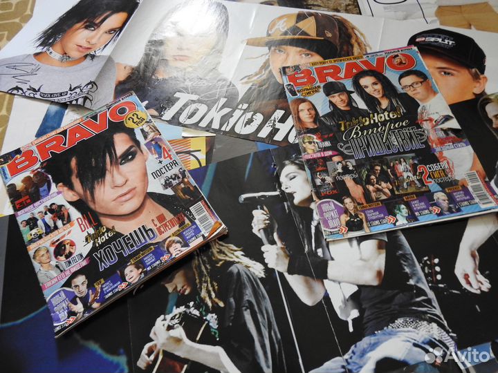 Tokio Hotel коллекция постеры, интервью, журналы