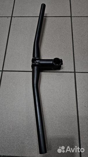 Руль карбон и вынос с велосипеда BMC