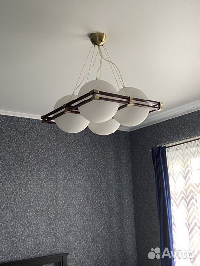 Люстра потолочная дерево