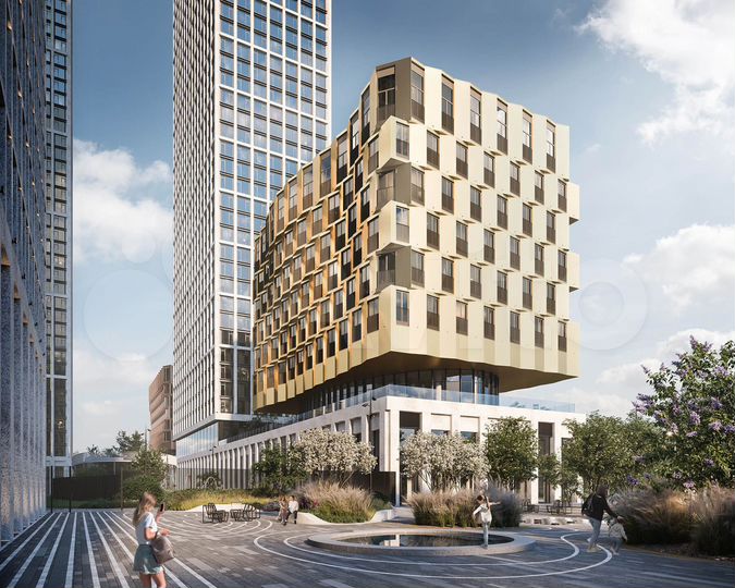 1-к. квартира, 43,6 м², 15/55 эт.