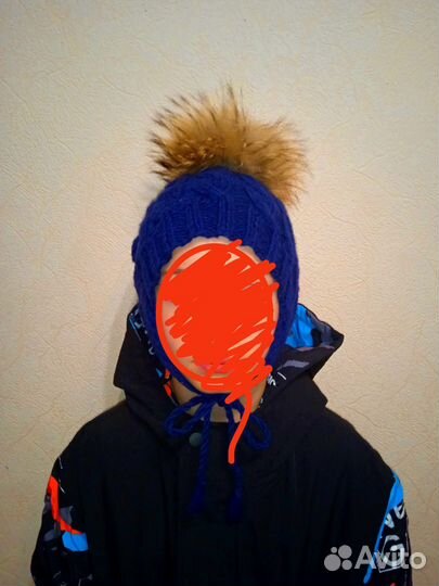 Шапка детская зимняя для мальчика