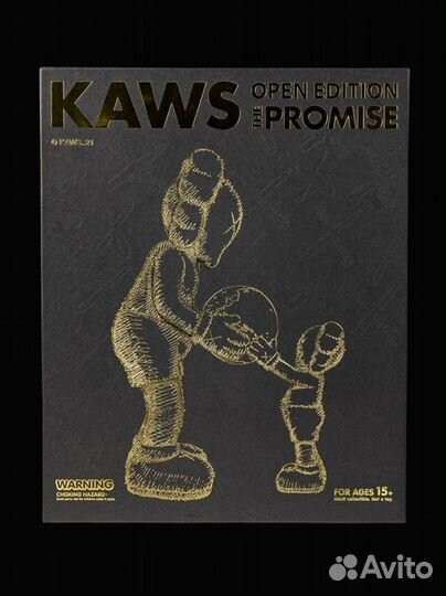 Kaws фигурка The Promise черная