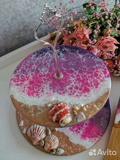 Фруктовница - этажерка и доска для подачи