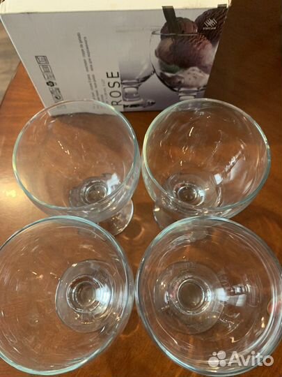 Креманки для салата, мороженого, десертов, 4 шт