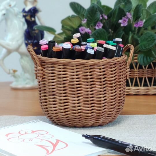 Корзина плетеная для хранения