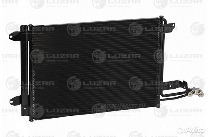 Luzar lrac 1811J Радиатор кондиц. с ресивером для