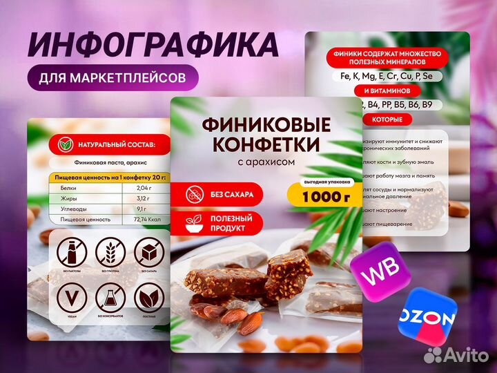 Графический дизайнер / Инфографика / Упаковка и др