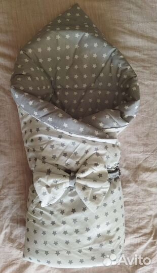 Одеяло-конверт с бантом