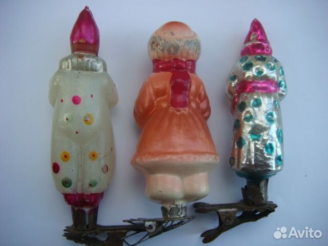 Игрушки елочные новогодние (на прищепках)