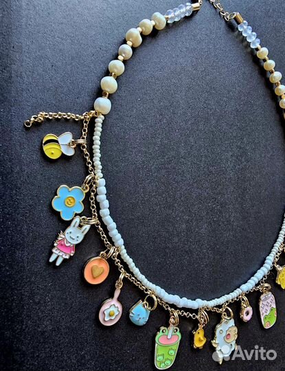 Колье чокер с жемчугом