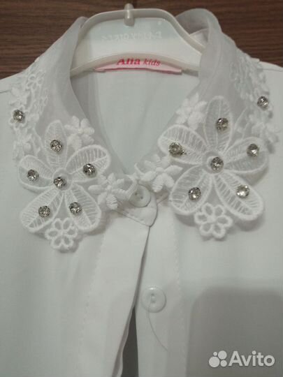 Блузка белая детская