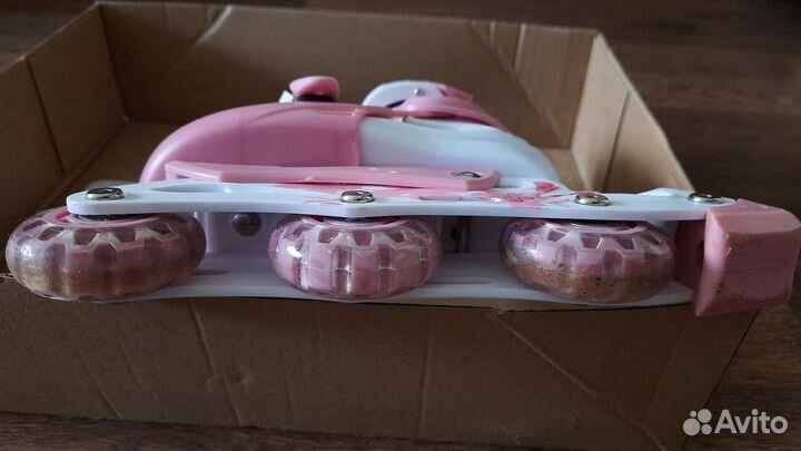 Ролики раздвижные Rush action 26-29 размера