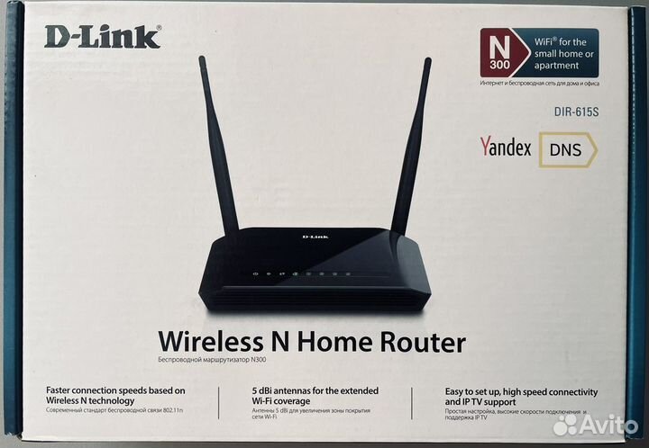 Роутер Wirelles N 300 Home Router DIR-615S