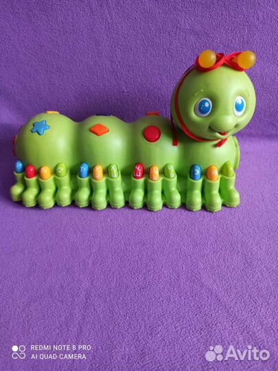 Веселая гусеничка развивающая