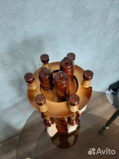 Набор из натурального дерева для кухни