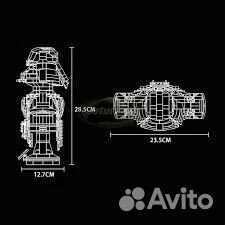 Конструктор Бюст Дарт Вейдера Mould King 21020 936