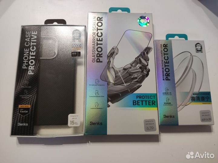 Защитный набор на iPhone 15 Pro Max