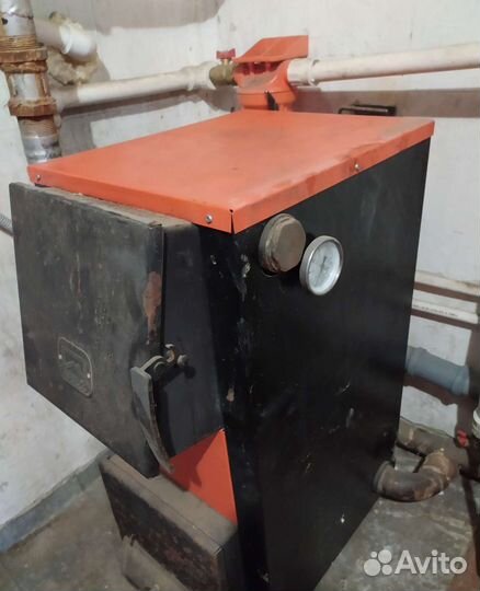 Твердотопливный котёл+ трубы