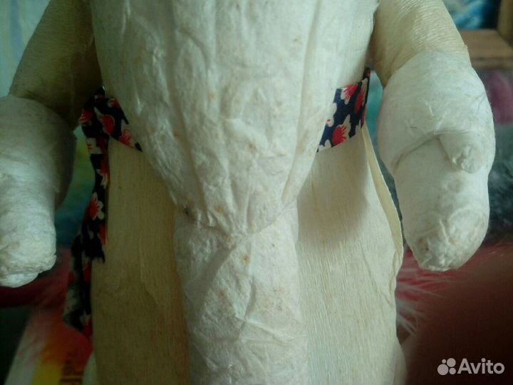 Дед мороз СССР ватный снегурочка