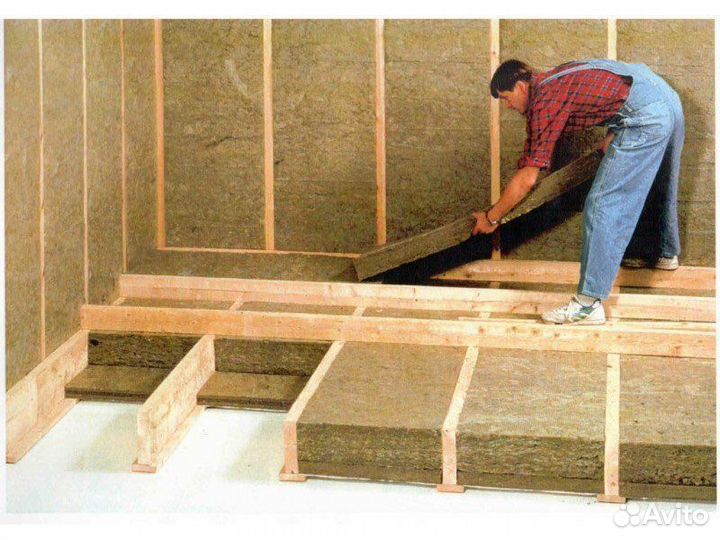 Утеплитель для пола и стен роквул