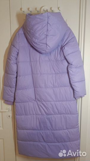 Новый удлиненный пуховик женский 46 48 размера