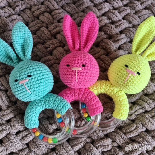 Грызунки, погремушки ручной работы