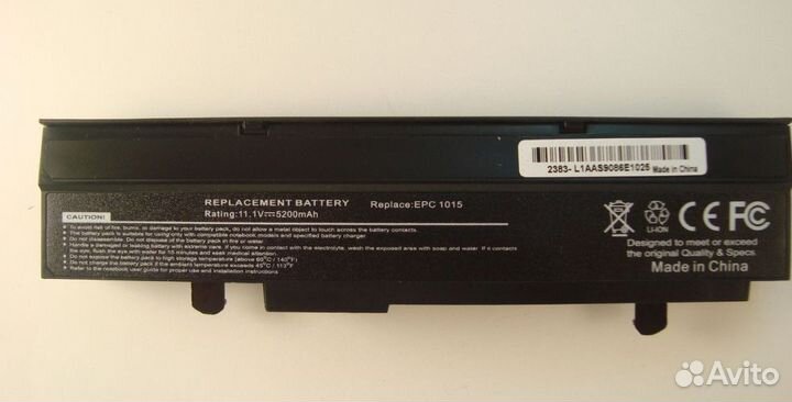 Новый аккумулятор для Asus Eee PC 1011 1015