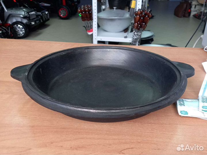 Крышка-сковорода на узбекский казан 8л