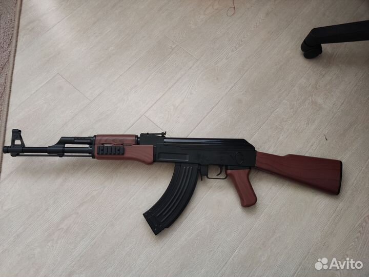 Игрушечный автомат ак47 с пульками