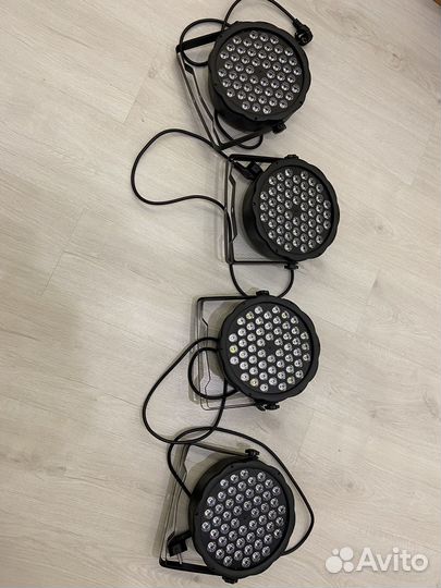 Светомузыка светодиодный прожектор PAR 54x3