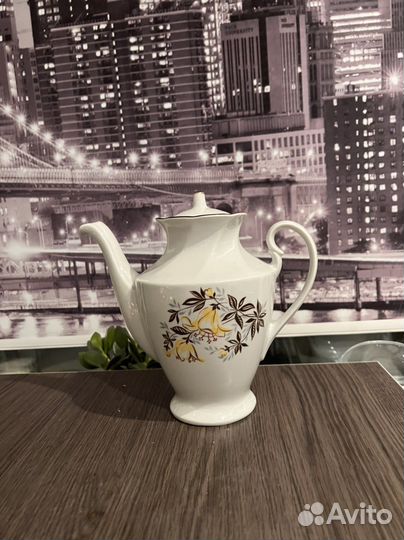 Заварочный большой чайник или кофейник Рига СССР