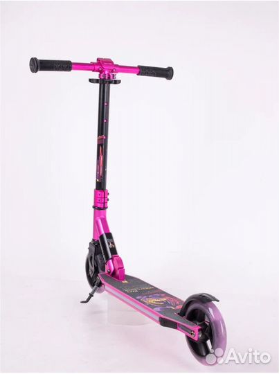 Самокат двухколесный со светящейся платформой