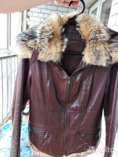 Куртка кожаная женская