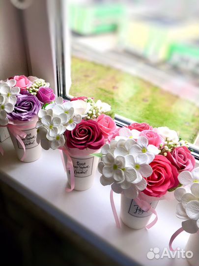 Букет из мыла