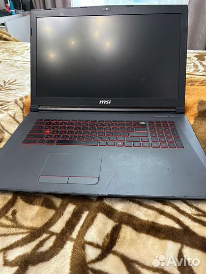 MSI GV72, core I7 8750H (12-ть ядер)