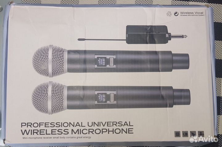 Микрофон беспроводной 2 шт