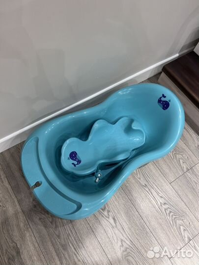 Ванночка для купания с горкой