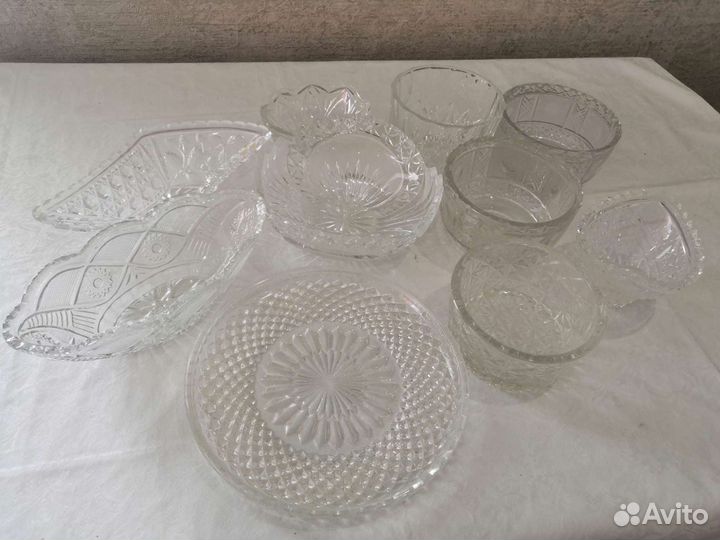 Салатник хрустальный