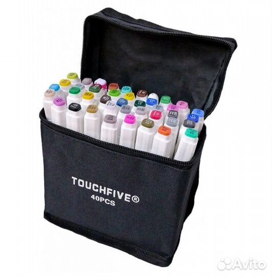 Маркеры для скетчинга 40 шт белые