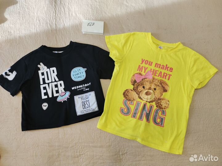 Пакет летних вещей для девочки 128