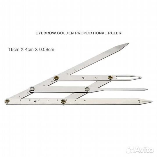 Измерительная линейка для бровей