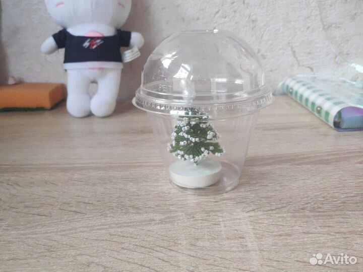 Ёлочка из бисера, ручная работа